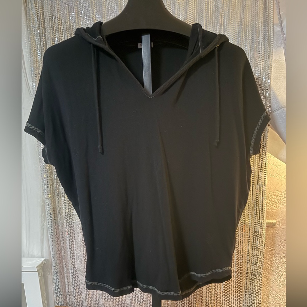 Splendid Black Hooded Women's hooded top🖤